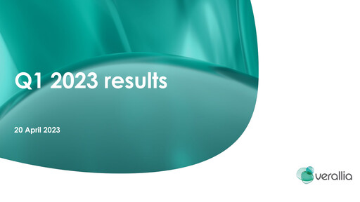 Thumbnail Verallia Quarterly Report 2023-q1