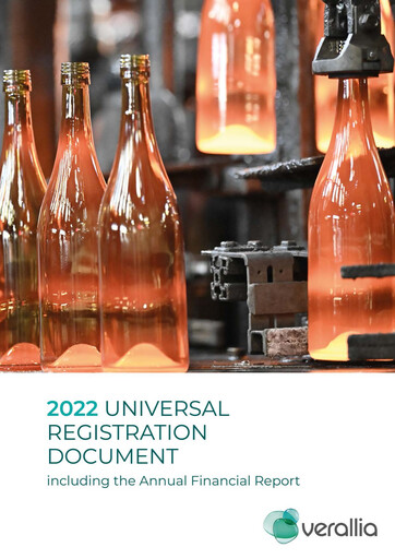 Vorschaubild Verallia Universelles Registrierungsdokument 2022