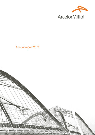 Thumbnail ArcelorMittal Annual Report 2012