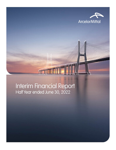 Miniature ArcelorMittal Rapport semestriel 2022-h1