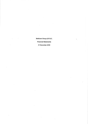 Thumbnail Medicare Group Financial Statement 2018