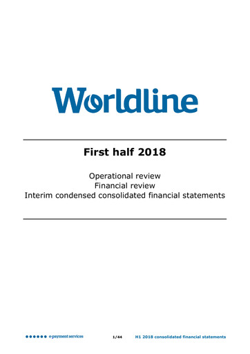 Thumbnail Worldline Half-year Report 2018-h1