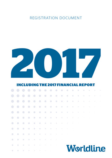 Thumbnail Worldline Universal Registration Document 2017