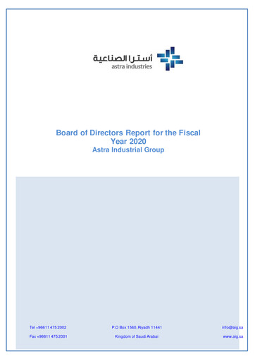 Thumbnail Astra Industrial Group Company Annual Report 2020