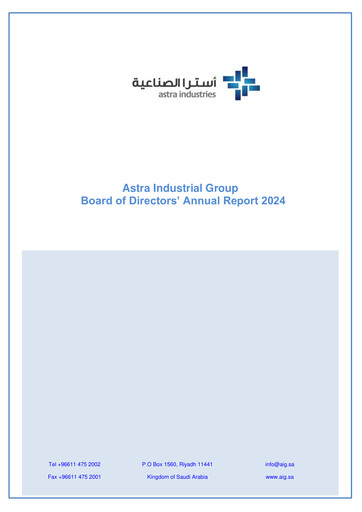 Thumbnail Astra Industrial Group Company Annual Report 2024
