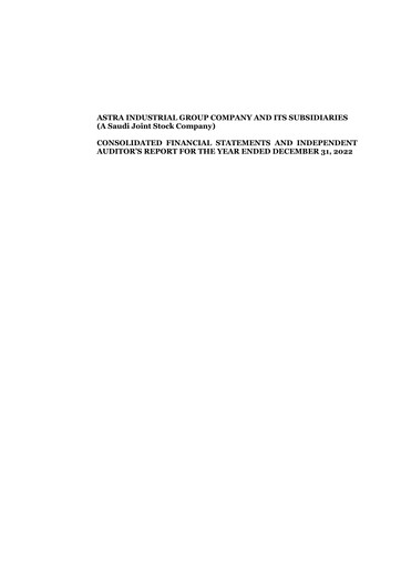 Vorschaubild Astra Industrial Group Company Finanzmitteilung 2022