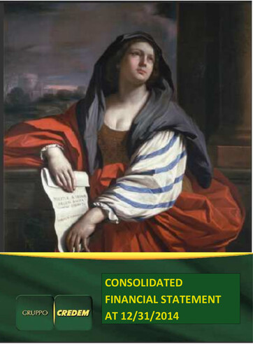 Thumbnail Credito Emiliano Financial Statement 2014