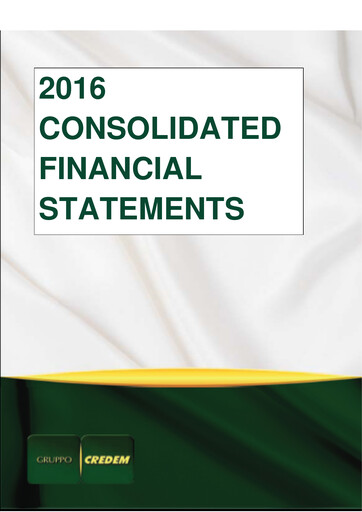Thumbnail Credito Emiliano Financial Statement 2016