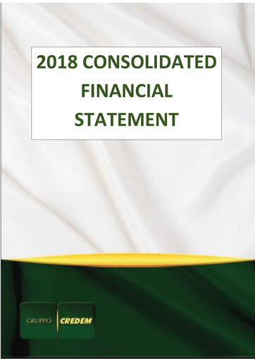 Thumbnail Credito Emiliano Financial Statement 2018