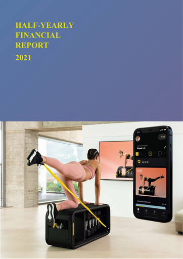 Miniature Technogym Rapport semestriel 2021-h1