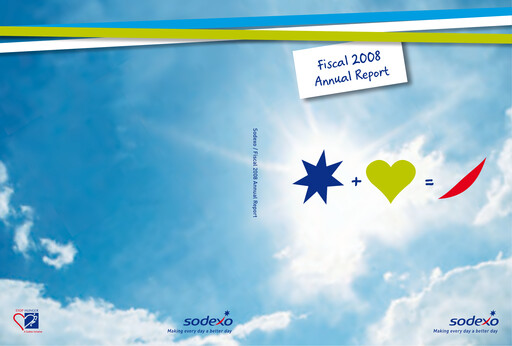 Thumbnail Sodexo Annual Report 2008