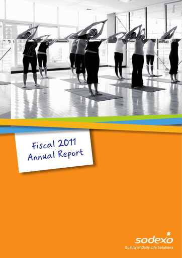 Thumbnail Sodexo Annual Report 2011