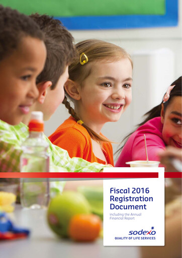 Thumbnail Sodexo Annual Report 2016