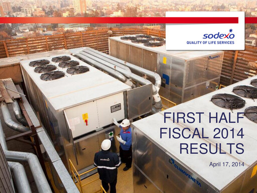 Miniature Sodexo Rapport semestriel 2014-h1