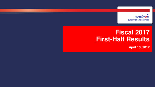 Miniature Sodexo Rapport semestriel 2017-h1