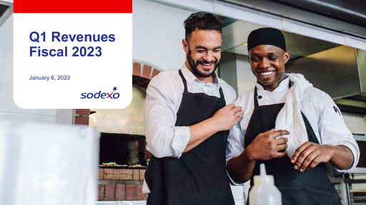 Miniature Sodexo Rapport trimestriel 2023-q1