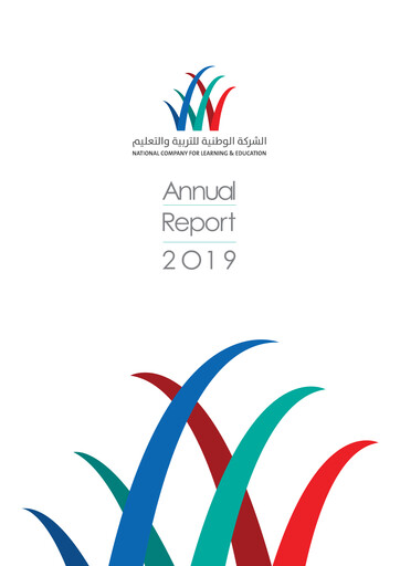 Thumbnail National Company for Learning and Education Annual Report 2019