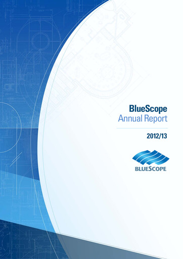 Thumbnail BlueScope Steel Annual Report 2012-2013