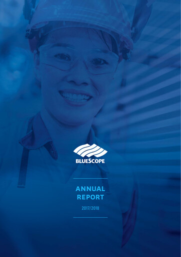 Thumbnail BlueScope Steel Annual Report 2017-2018