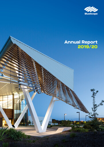 Thumbnail BlueScope Steel Annual Report 2019-2020