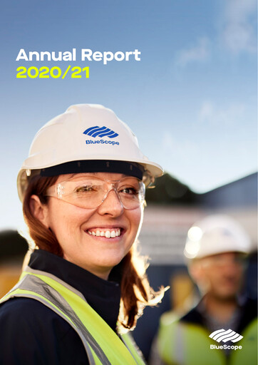Thumbnail BlueScope Steel Annual Report 2020-2021