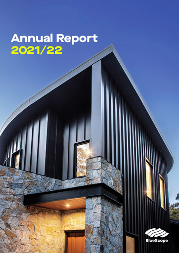 Thumbnail BlueScope Steel Annual Report 2021-2022