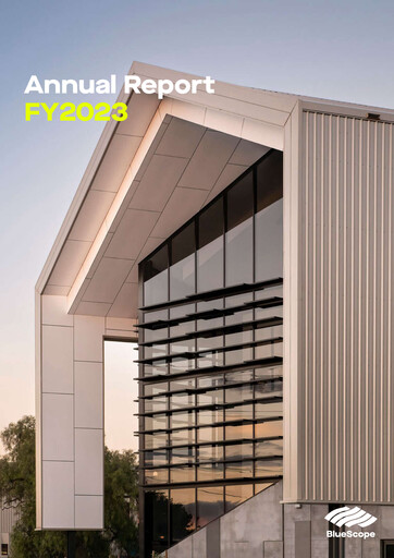 Thumbnail BlueScope Steel Annual Report 2022-2023