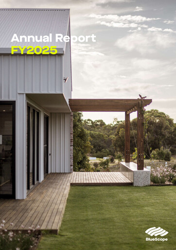 Thumbnail BlueScope Steel Annual Report 2025