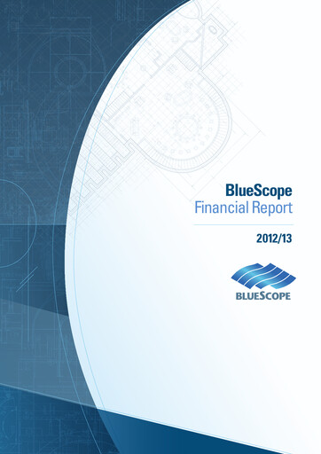 Thumbnail BlueScope Steel Financial Report 2012-2013