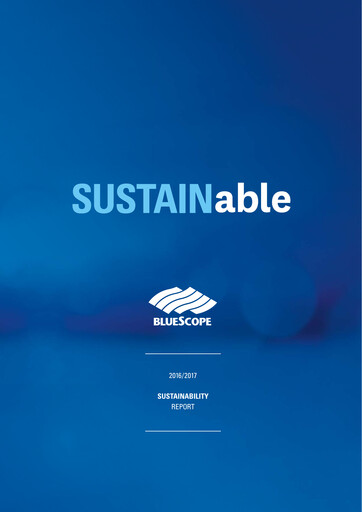 Miniature BlueScope Steel Rapport de durabilité 2016-2017