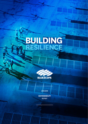 Thumbnail BlueScope Steel Sustainability Report 2019