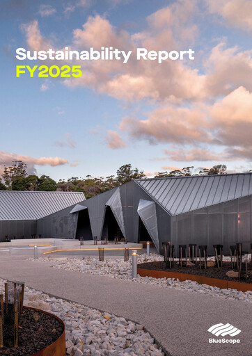 Thumbnail BlueScope Steel Sustainability Report 2025