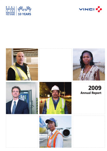 Thumbnail Vinci Annual Report 2009