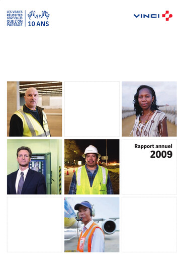 Thumbnail Vinci Annual Report 2009