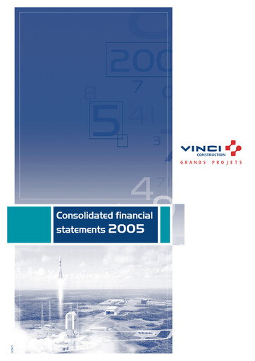 Vorschaubild Vinci Finanzmitteilung 2005