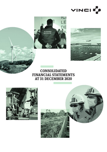 Thumbnail Vinci Financial Statement 2020
