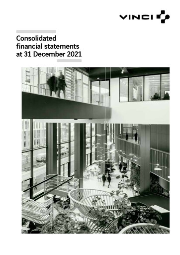 Thumbnail Vinci Financial Statement 2021