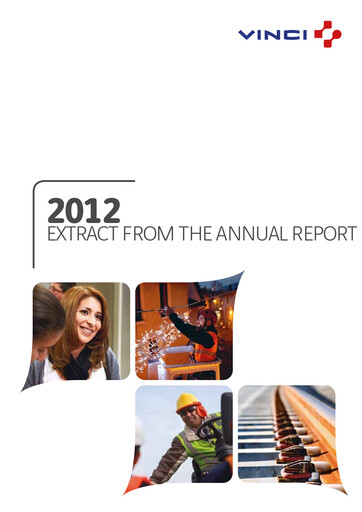 Thumbnail Vinci Sustainability Report 2012