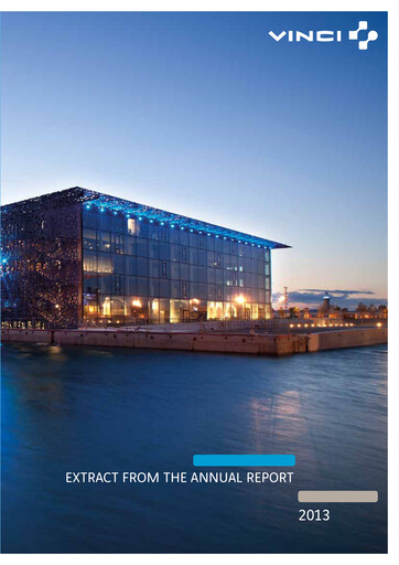 Thumbnail Vinci Sustainability Report 2013