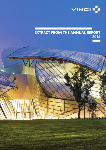Thumbnail Vinci Sustainability Report 2014