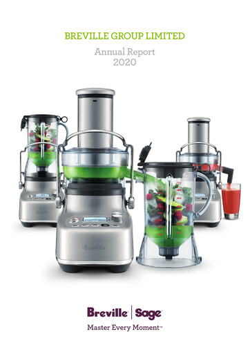 Thumbnail Breville Group Annual Report 2020