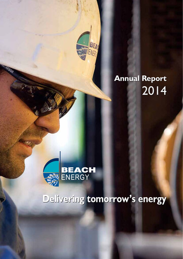 Thumbnail Beach Energy Annual Report 2014