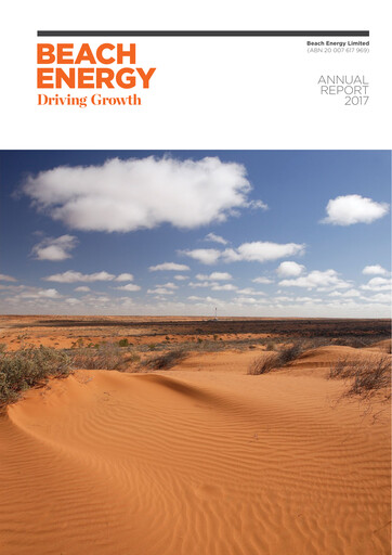 Thumbnail Beach Energy Annual Report 2017