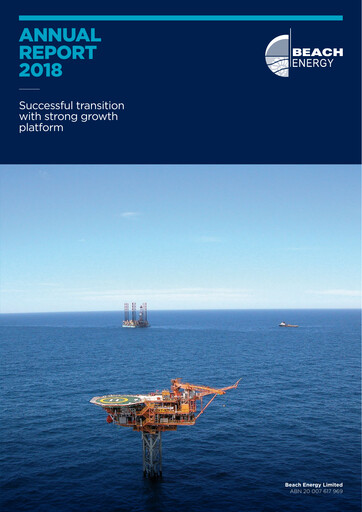 Thumbnail Beach Energy Annual Report 2018