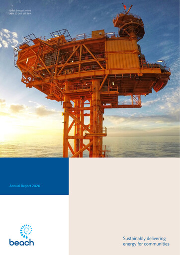 Thumbnail Beach Energy Annual Report 2020