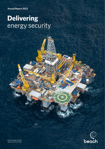 Thumbnail Beach Energy Annual Report 2022