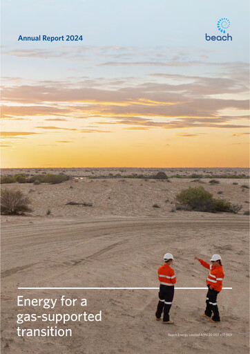 Thumbnail Beach Energy Annual Report 2024