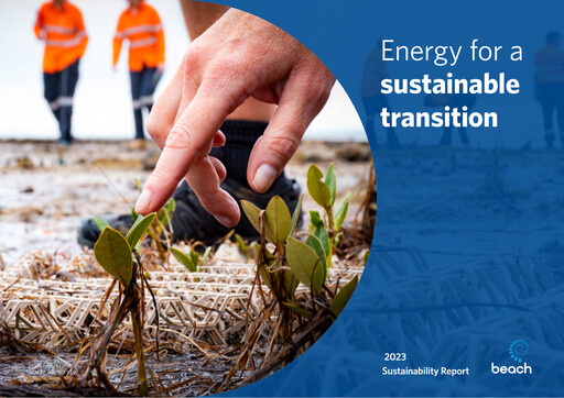 Thumbnail Beach Energy Sustainability Report 2023