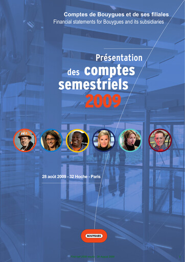 Thumbnail Bouygues Financial Statement 2009-h1