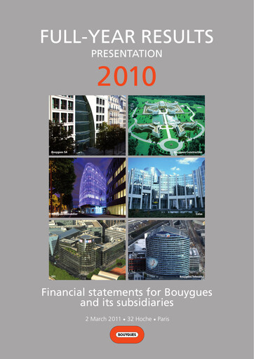 Thumbnail Bouygues Financial Statement 2010